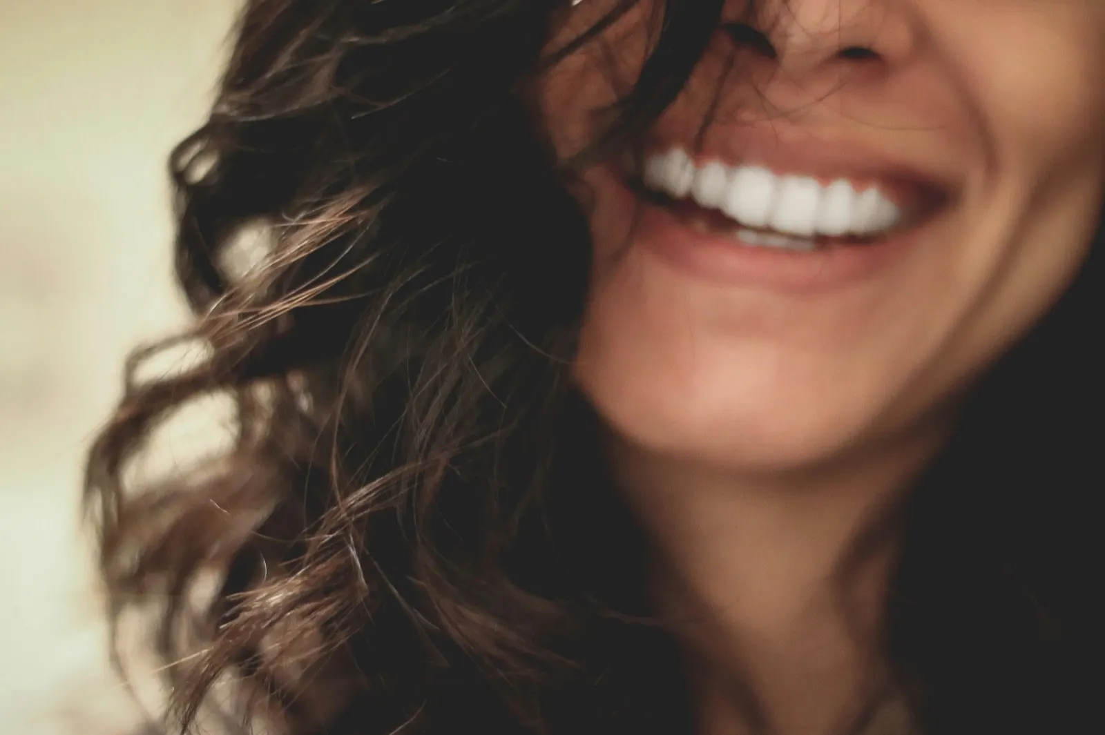 Close-up of a smiling woman